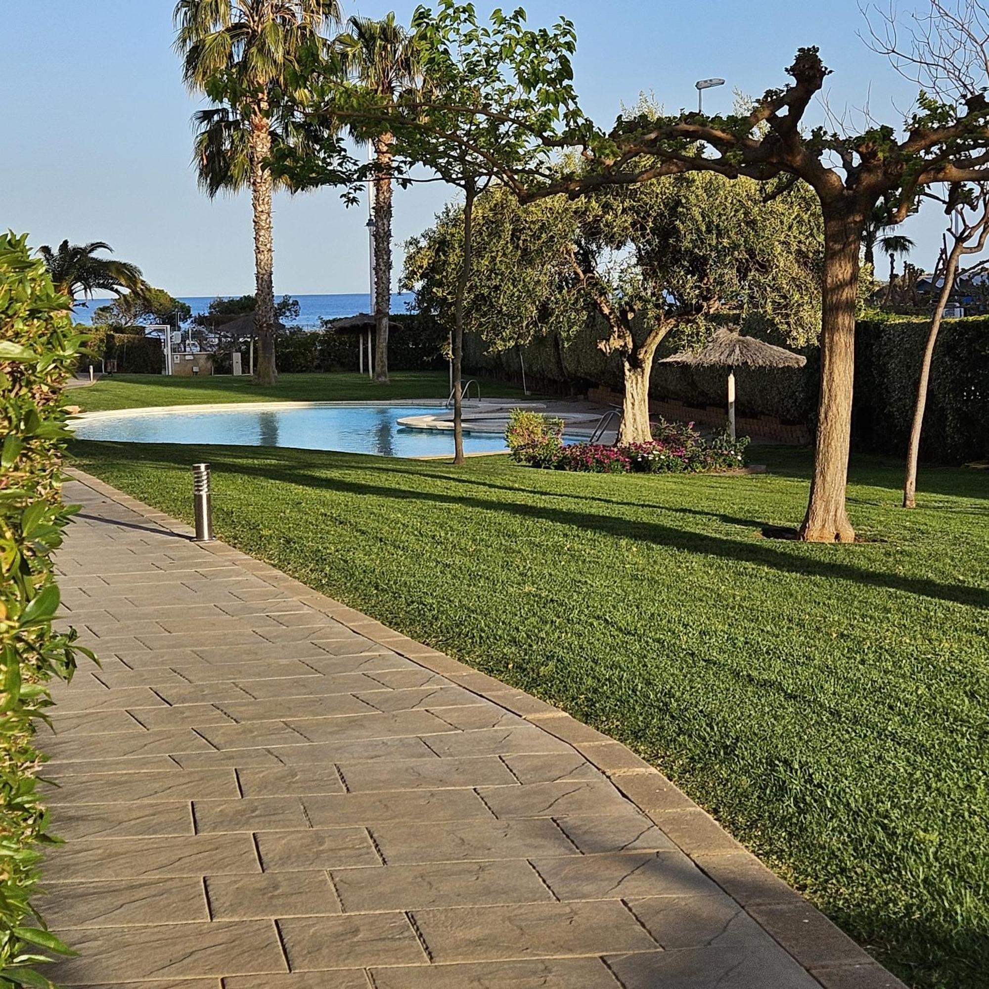 Apartamento Con Piscina En Una Preciosa Playa Alcossebre Exteriör bild